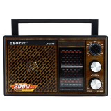 Radio portabil 3W, 11 benzi FM/MW/SW1-9, stil vintage, Leotec
