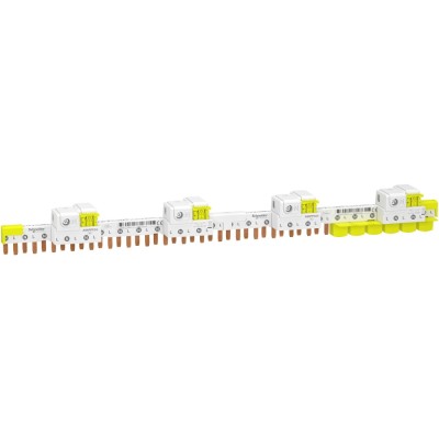Bareta de alimentare 1P+N cu conectori 24M Acti9 Schneider A9XPP624 foto