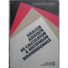 ANALIZA ASISTATA DE CALCULATOR A SISTEMELOR BIDIMENSIONALE-B. DROASCA, EUGENIA KALISZ, V. PREPELITA, DOINA STANE