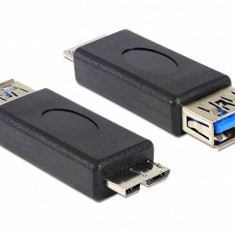 Adaptor USB 3.0 la micro USB B M-T, Delock 65183