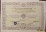 Cumpara ieftin PVM - &quot;Actiune Nominativa 10000 lei Banca Internationala a Religiilor BIR 1998&quot; / RARA