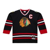 Chicago Blackhawks tricou de hochei Chris Chelios 1997 NHL Dark Alternate Jersey - L