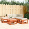 Gossi set mobilier de gradina cu perne, 5 piese, lemn masiv de pin