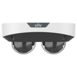 Camera supraveghere IP, 2 x 4MP, lentila 2.8mm, IR 30m, Microfon, Alarma, PoE, IK10 - UNV IPC3224SS-ADF28K-I1 SafetyGuard Surveillance, Uniview