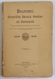 Buletinul Societatii Regale Romane de Geografie, XXXVIII, 1919 , 1920