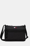 Tommy Jeans borsetă culoarea negru, AM0AM13398