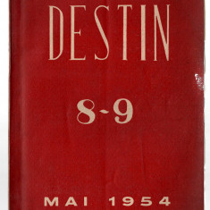 Destin - Revista de cultura romaneasca exil nr. 8-9, Madrid, mai 1954