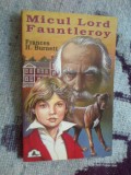 D3 Frances Hodgson Burnett - Micul lord Fauntleroy