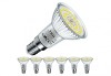 Set 6 becuri LED EACLL E14 alb rece, 6W echivalent 100W, R50 halogen, 6000K - RESIGILAT