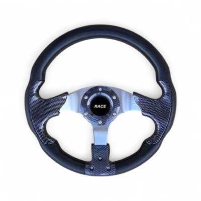 Volan sport carbon rotund foto