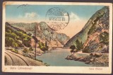 3096 - CALIMANESTI, Valea Oltului, railway, Romania - old postcard - used - 1928, Circulata, Printata