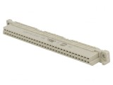 Mufă DIN 41612 tip B mamă 64 PIN THT drept termoplast 2A