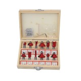 Cumpara ieftin Set 12 freze lemn prindere 6.35mm WAINER SET6.35