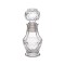 Sticla pentru lichior, Dop rotund si romburi, transparenta, 50 ml, ATU-087029