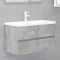Gossi dulap de chiuveta, gri beton, 80x38,5x45 cm, pal