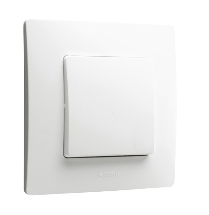 Intrerupator cap cruce Legrand Niloe 396462, incastrat, alb