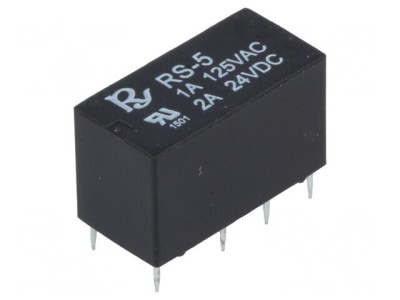 Releu Electromagnetic DPDT 5V 2A foto