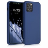 Cumpara ieftin Husa pentru Apple iPhone 12 / iPhone 12 Pro, Silicon, Albastru, 53844.116