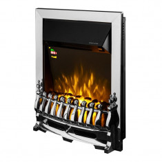 Semineu electric incorporabil Galileo Silver, Art Flame