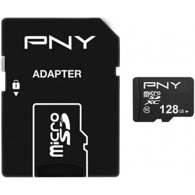 Card Memorie microSDXC PNY Performance Plus, 128Gb, Clasa 10, Cu Adaptor P-SDU12810PPL-GE foto