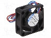 Ventilator 25x25x8mm, 12V DC, volum aer 3.22m3/h, lagar rulment, EBM-PAPST - 252N foto