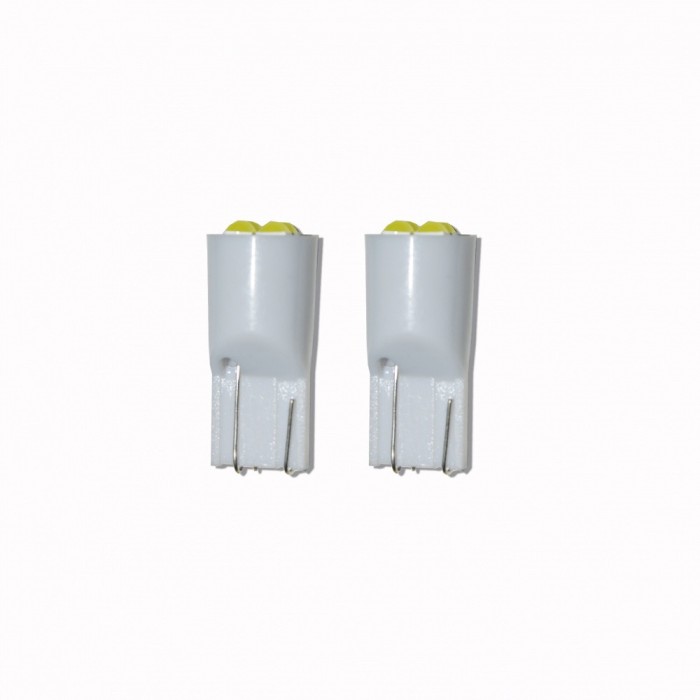 Set 2 x Bec Led T10 4 led 3030 4W 12V