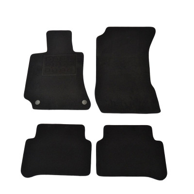 Covorase mocheta Mercedes Clasa E W212 4USI SW 3/2009- Negru, set de 4 bucati AutoDrive ProParts foto