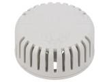 Carcasă ventilată pentru alarmă ABS gri 20,3mm