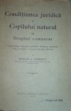 N. Vrăbiescu, Condițiunea juridică a copilului natural &icirc;n dreptul comparat