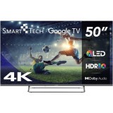 Televizor SmartTech QLED 50QG02V, 126 cm, Google TV, 4K Ultra HD, Clasa E (Model 2024), Smart Tech