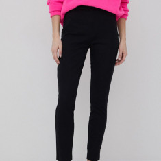 GAP leggins copii femei, culoarea negru, neted