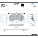 DELPHI LP3136 set placute frana,frana disc