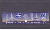 ROMANIA 2009 LP 1831 a - 100 ANI ROMGAZ SERIE CU VINIETA IN TRIPTIC, MNH