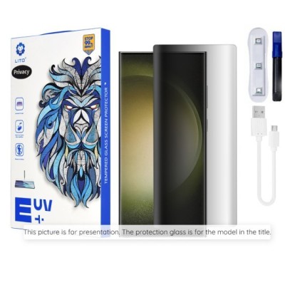 Folie pentru Samsung Galaxy S24 Ultra - Lito 3D UV Glass - Privacy foto