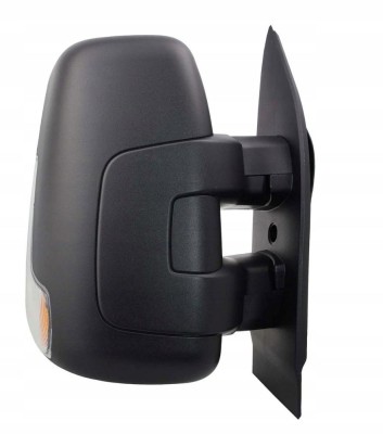 Oglinda exterioara Iveco Daily, 07.2014-, Dreapta, reglare manuala; texturat; scurt; geam convex; cromat; 2 pini; cu semnalizare, View Max foto