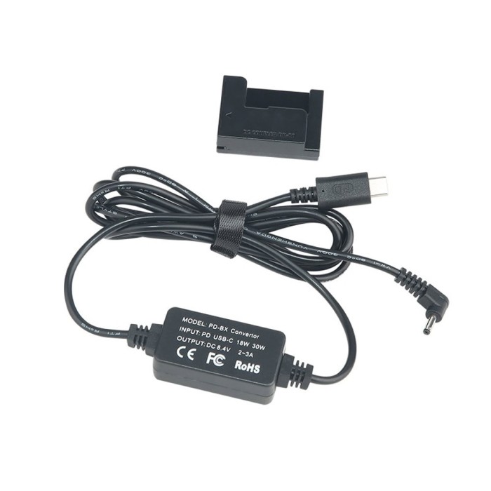 Alimentator Tip Baterie NB-10L Canon DR-80 Dummy Battery DC COUPLER TYPE-C PD