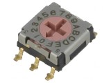 &Icirc;ntrerupător codificare HEX/BCD 16 Poz SMT