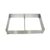 Forma Tort Dreptunghiulara Reglabila Inox, Partajabila, 18.5-52.5cm, Ideal Blaturi, Copt/Congelare