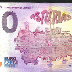 !!! 0 EURO SOUVENIR - SPANIA , ASTURIA , PROVINCIA - 2021.1 - UNC