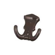 Cuier mic din plastic, 2 agatatori, wenghe