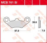 Set placute frana TRW MCB761SI - ATV Polaris Trail Blazer 250 - Outlaw - Predator - Scrambler - Sportsman 300-400-500-700-800