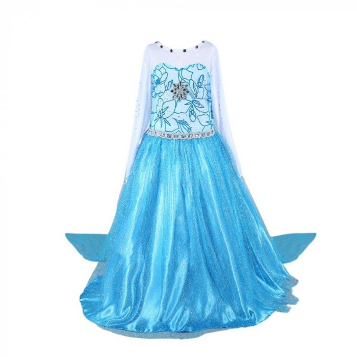 Costum Elsa - Regatul de gheata 7-9 ani 120-134 cm