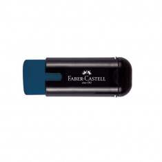 Ascutitoare Simpla cu Radiera, Faber - Castell Trend 2019, Albastru, Accesorii Scoala, Rechizite Scolare, Rechizite Scolare Faber – Castell, Ascutitoa