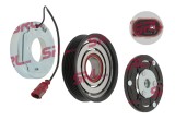 Ambreiaj compresor AC Audi A4, A5, Q5; motor 2.0 TDI, compresor tip Denso 6SAS14C, diametru fulie 110mm, 6 nervuri; 8T0260805F; 8T0260805P;