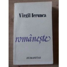 Romaneste- Virgil Ierunca