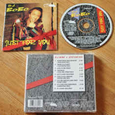 DJ BoBo - Just For You (1995, Metrovynil) cd original COMANDA MINIMA 100 LEI foto