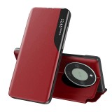 Husa Honor Magic8 Lite Eco Leather View flip tip carte, rosu