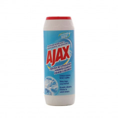 Praf de Curatat Ajax Double Bleach, 450 g, Praf de Curatat cu Inalbitor, Solutie Pulbere de Curatat, Solutii Curatare Ajax, Solutie Curatare Ajax, Sol