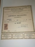 Cumpara ieftin CERTIFICAT ACTIUNI - SOC NATIONALA DE CREDIT INDUSTRIAL 1947