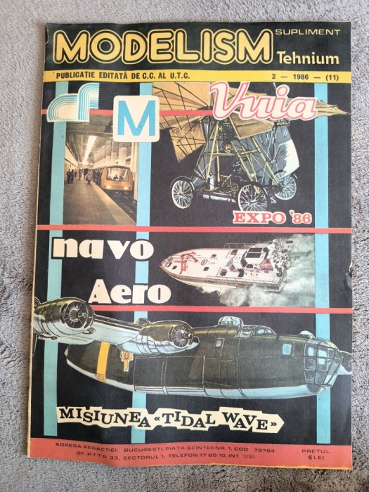Revista Modelism nr. 2 / 1986 / C rev M1